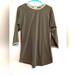 Lularoe green 3/4 sleeve size medium